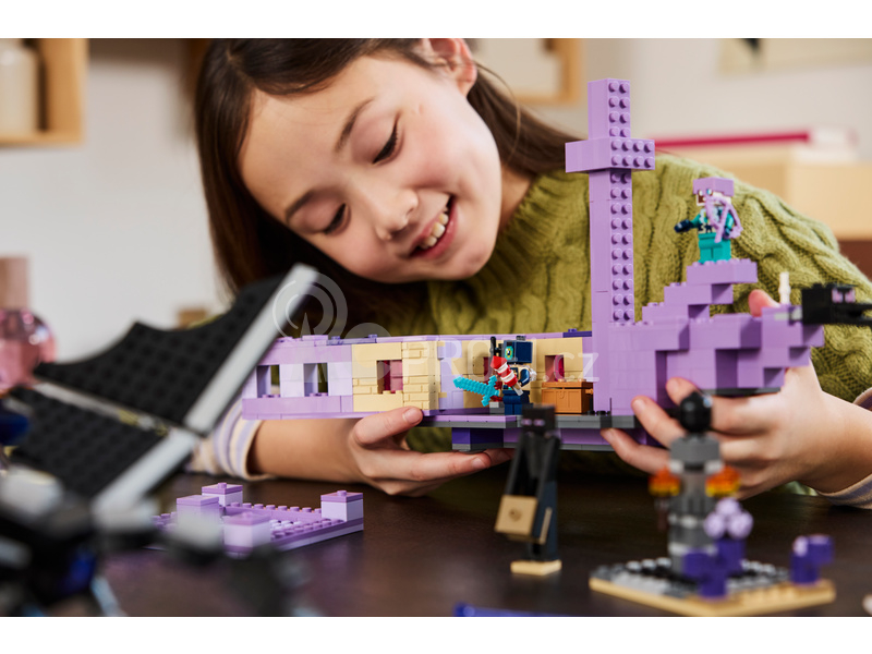 LEGO Minecraft - Drak z Enderu a loď z Endu