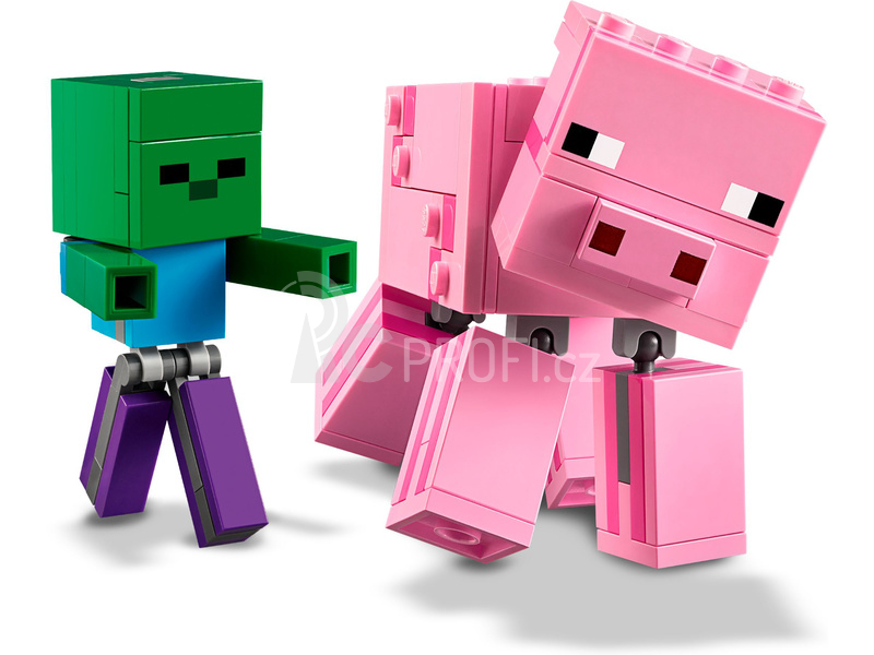 LEGO Minecraft - Prase s malou zombie