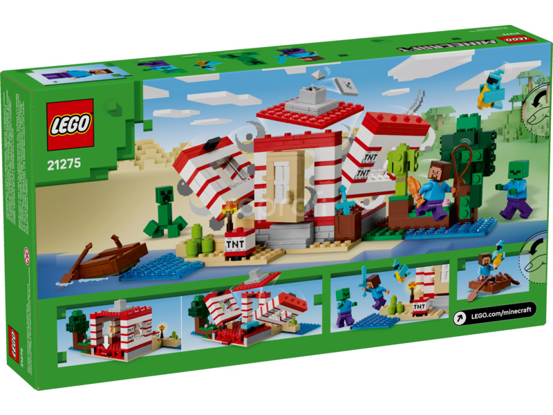 LEGO Minecraft - TNT dům v džungli