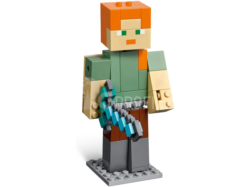 LEGO Minecraft - Velká figurka: Alex s kuřetem