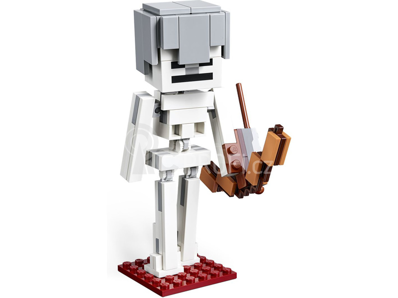 LEGO Minecraft - Velká figurka: Kostlivec s pekelným slizem