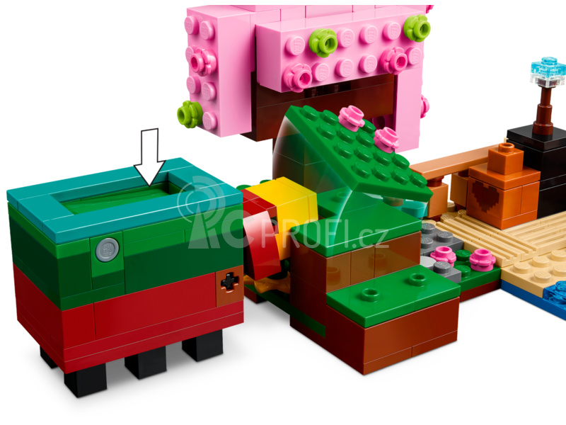 LEGO Minecraft - Zahrada s rozkvetlými třešněmi