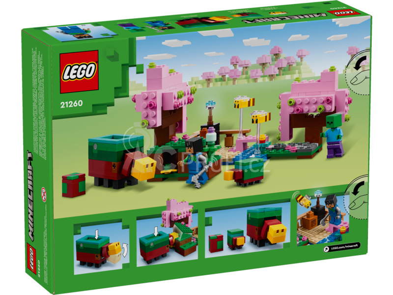 LEGO Minecraft - Zahrada s rozkvetlými třešněmi
