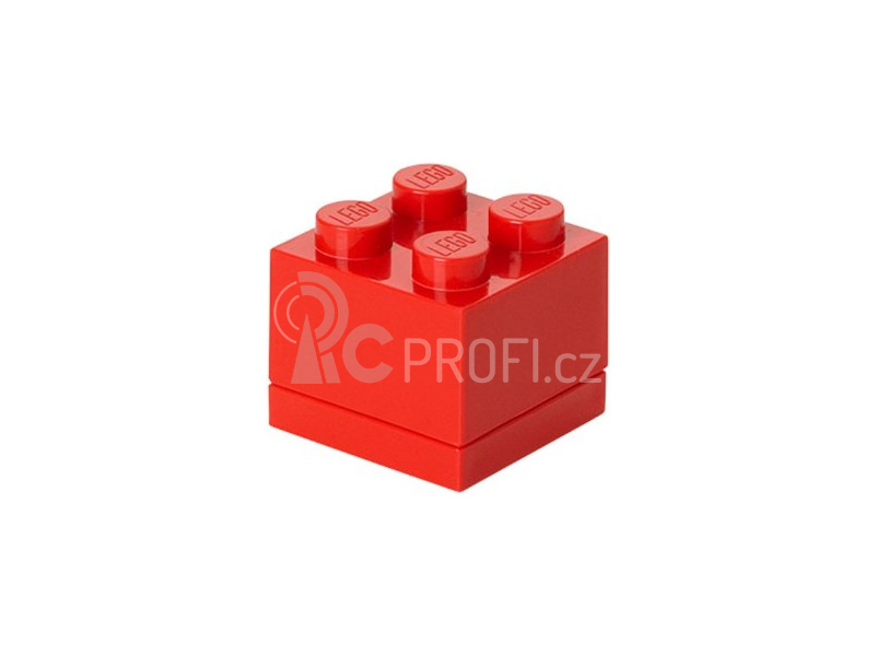 LEGO mini box 46x46x43mm - červený