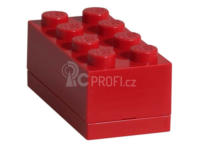 LEGO mini box 46x92x43mm - červený