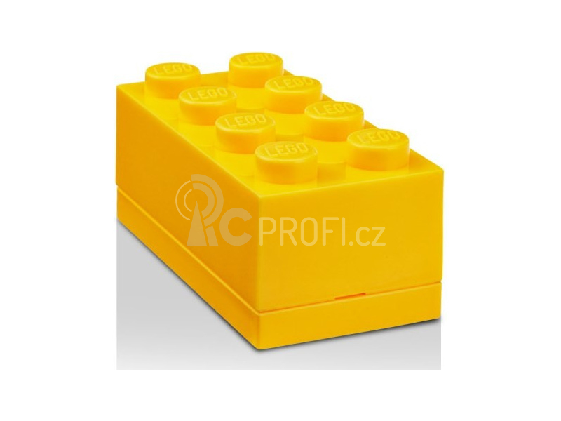LEGO mini box 46x92x43mm - žlutý