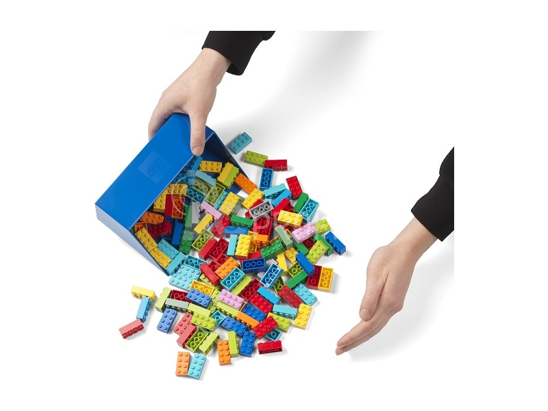 LEGO naběrač na kostičky šedá/černá, set 2ks