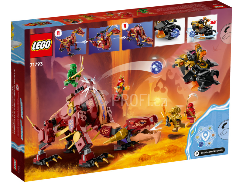 LEGO Ninjago - Heatwave a jeho transformační lávový drak