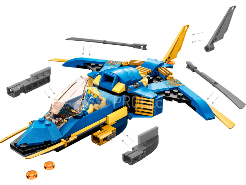 LEGO Ninjago - Jayova blesková stíhačka EVO