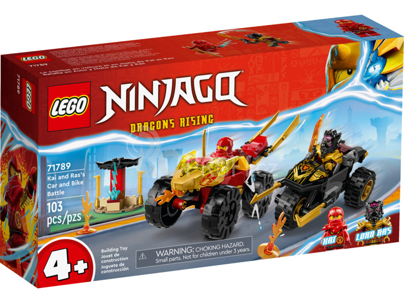 LEGO Ninjago - Kai a Ras v duelu auta s motorkou