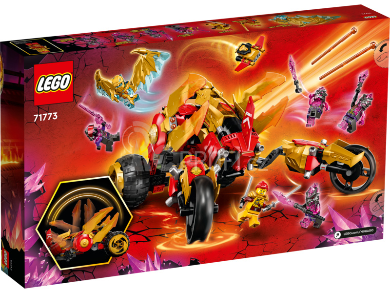 LEGO Ninjago - Kaiova zlatá dračí čtyřkolka