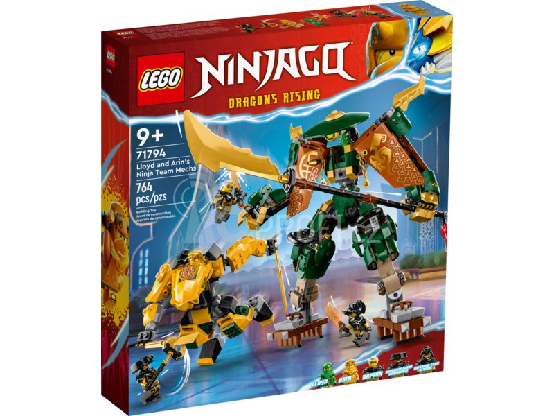 LEGO Ninjago - Lloyd, Arin a jejich tým nindža robotů