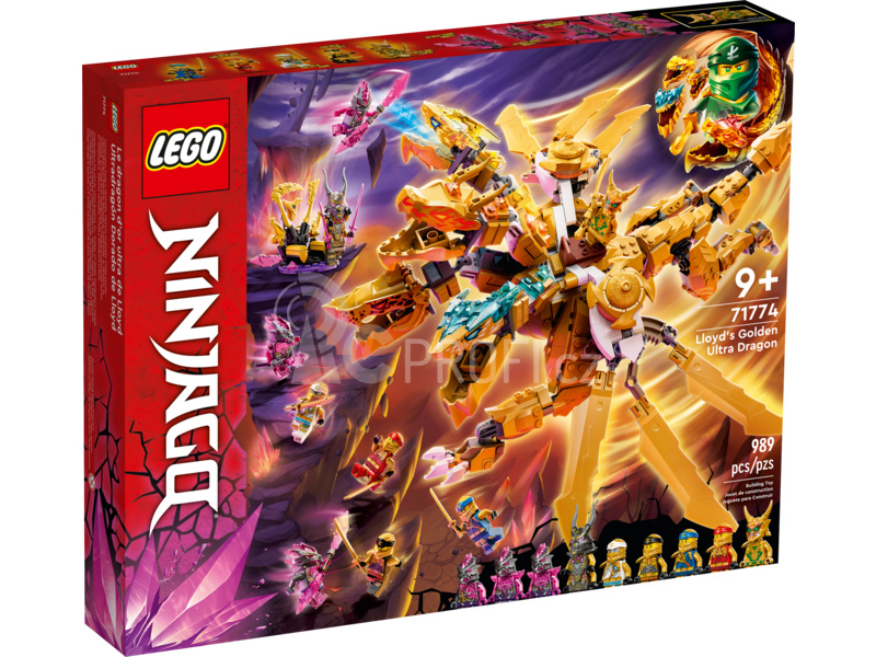 LEGO Ninjago - Lloydův zlatý ultra drak