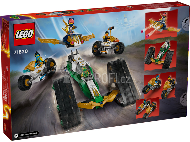 LEGO NINJAGO - Tým nindžů a kombo vozidlo
