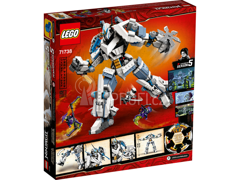 LEGO Ninjago - Zane a bitva s titánskými roboty