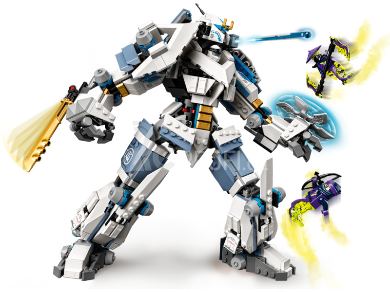 LEGO Ninjago - Zane a bitva s titánskými roboty