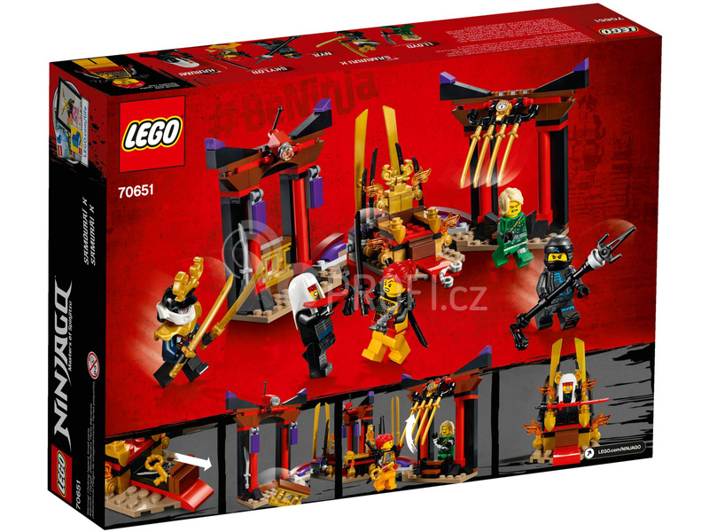 LEGO Ninjago - Závěrečný souboj v trůnním sále