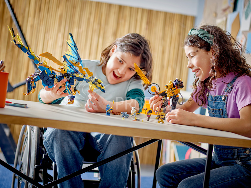 LEGO Ninjago - Živelný drak proti robotovi císařovn