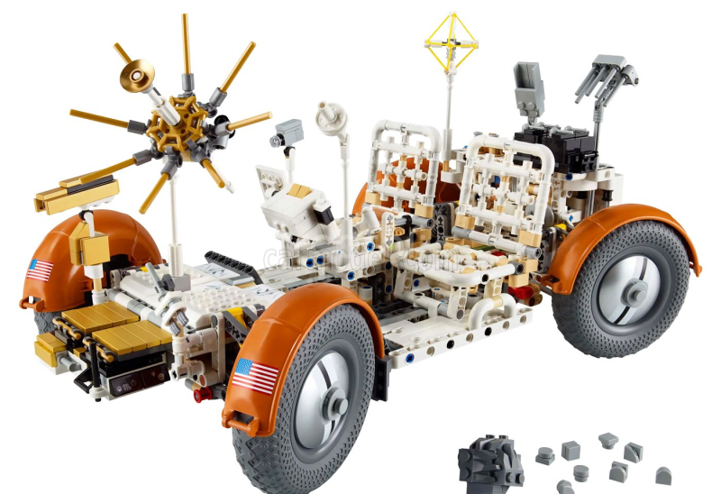 Lego Rover Lego Technic - Apollo 17 Lrv Roving Lunar Vehicle 1972 1:8 Bílá