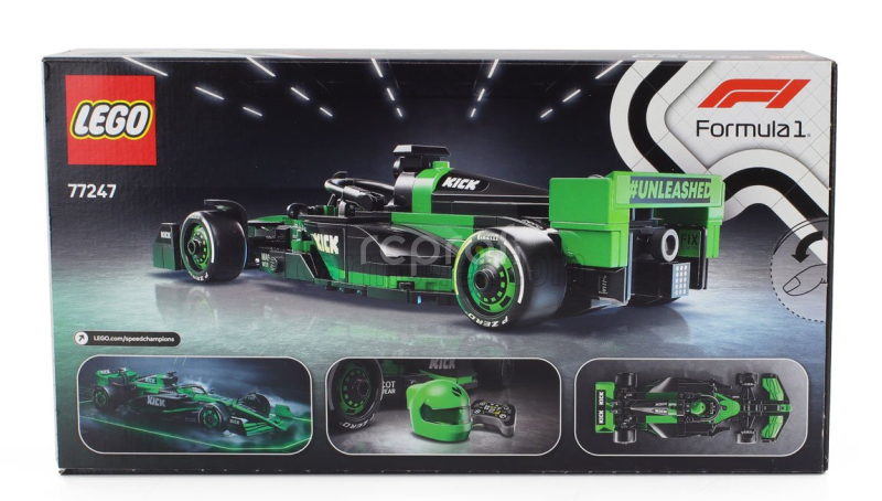 Lego Sauber Lego Speed Champion - F1  C44 Team Stake Kick Season 2024 - 259 Pezzi - 259 Pcs Zelená Černá