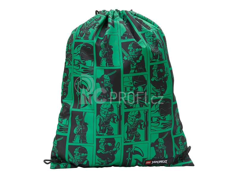 LEGO školní aktovka Easy, 3 dílný set - Ninjago Green