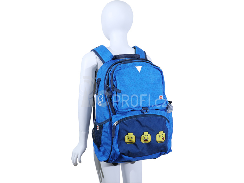 LEGO školní batoh Freshmen - Faces Blue