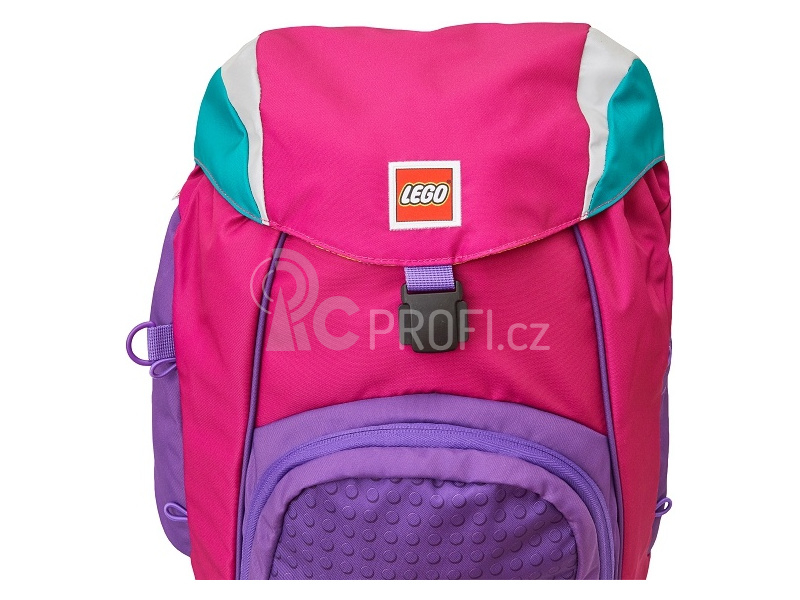 LEGO školní batoh Nielsen - Pink/Purple