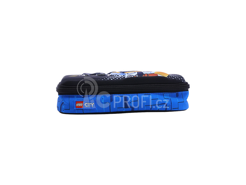 LEGO školní pouzdro 3D - Faces Blue