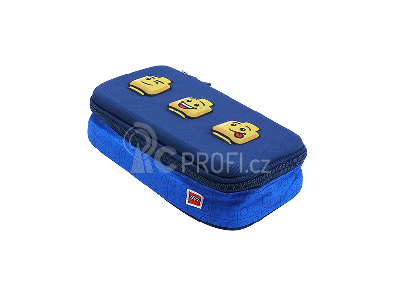 LEGO školní pouzdro 3D - Faces Blue