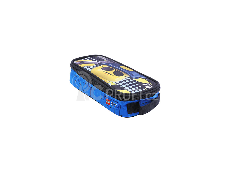 LEGO školní pouzdro hranaté - Faces Blue