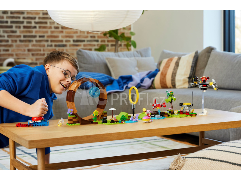 LEGO Sonic - Sonicova smyčková výzva v Green Hill