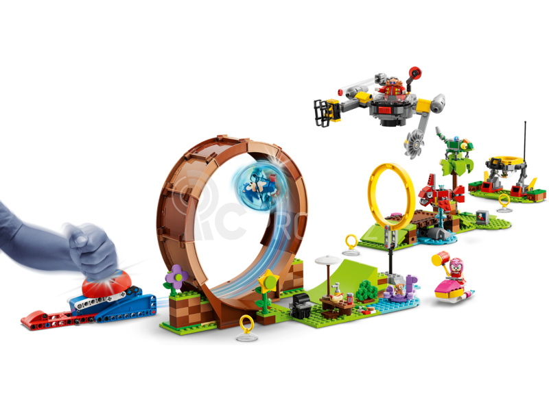 LEGO Sonic - Sonicova smyčková výzva v Green Hill