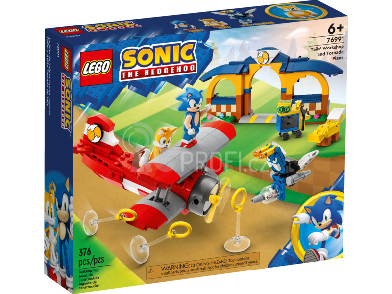 LEGO Sonic - Tailsova dílna a letadlo Tornádo