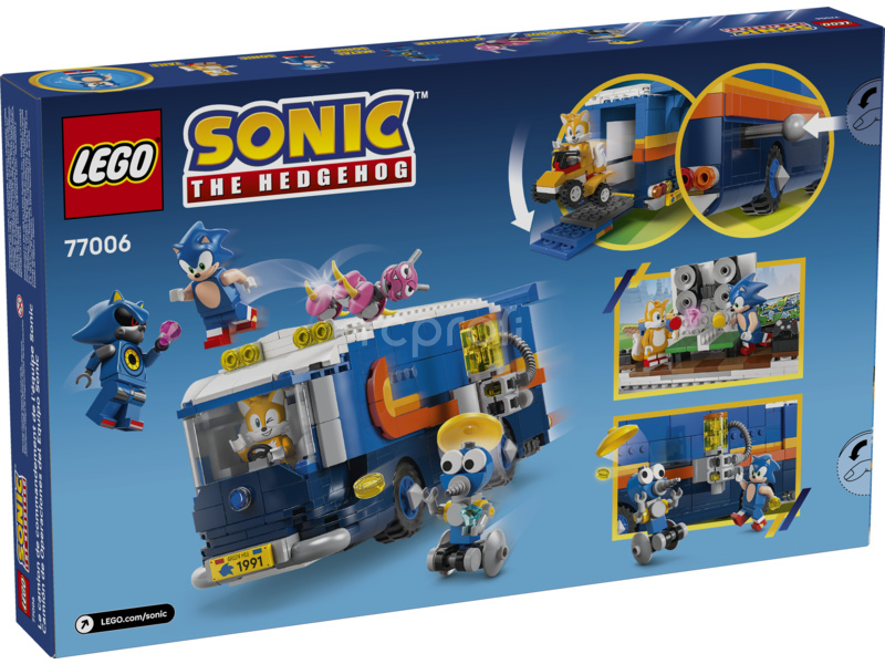 LEGO Sonic the Hedgehog - Velitelské vozidlo týmu Sonic
