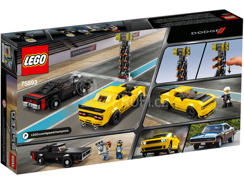 LEGO Speed Champions - 2018 Dodge Challenger SRT Demon a 1970 Dodge Charger R/T