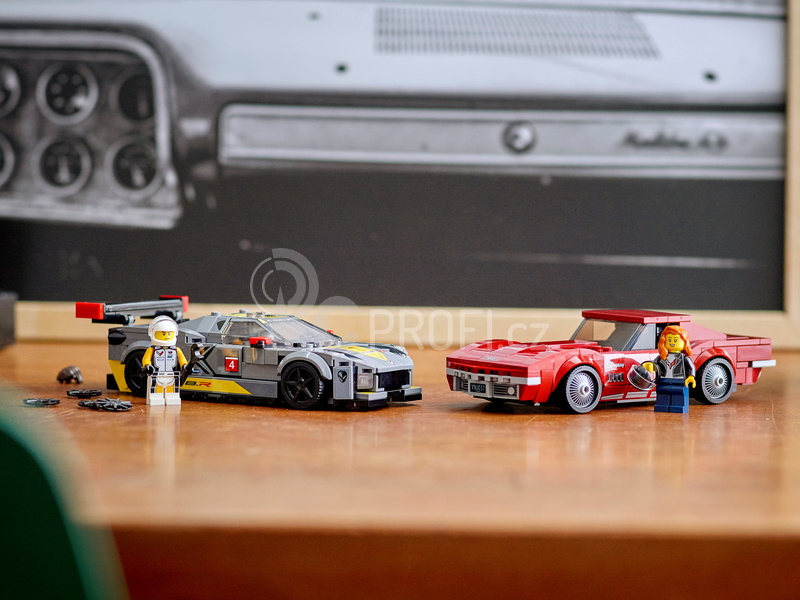 LEGO Speed Champions - Chevrolet Corvette C8.R a 1968 Chevrolet Corvette