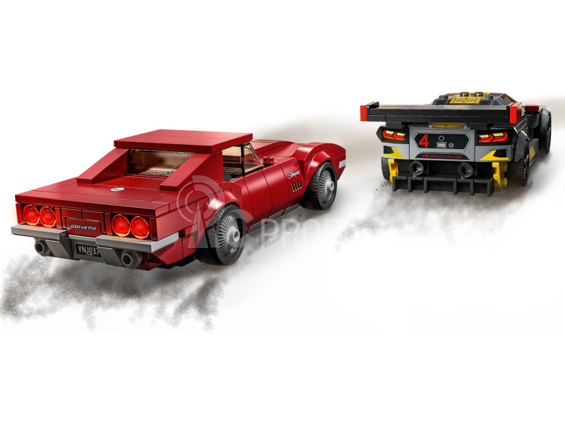 LEGO Speed Champions - Chevrolet Corvette C8.R a 1968 Chevrolet Corvette