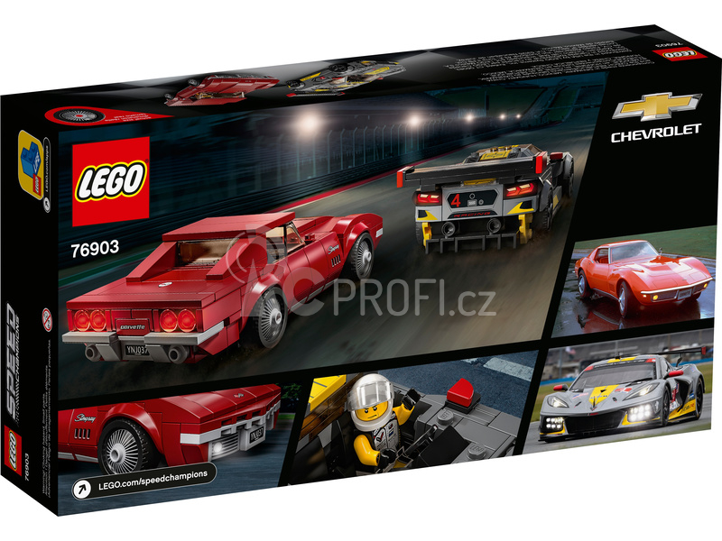 LEGO Speed Champions - Chevrolet Corvette C8.R a 1968 Chevrolet Corvette