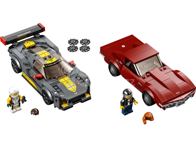 LEGO Speed Champions - Chevrolet Corvette C8.R a 1968 Chevrolet Corvette