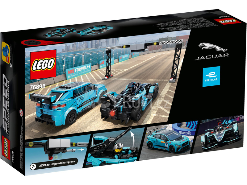 LEGO Speed Champions - Formula E Panasonic Jaguar Racing GEN2 car & Jaguar I-PACE eTROPHY