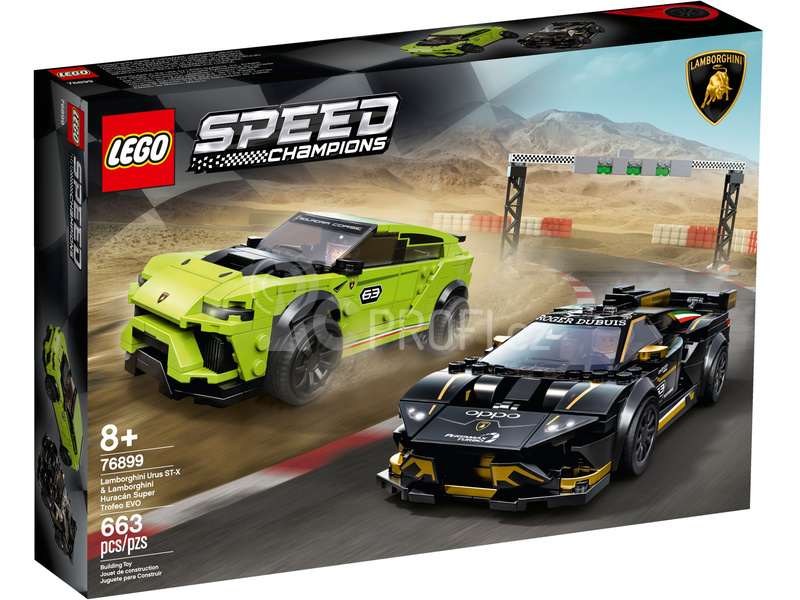 LEGO Speed Champions - Lamborghini Urus ST-X & Lamborghini Huracán Super Trofeo EVO