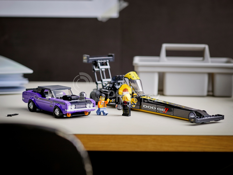 LEGO Speed Champions - Mopar Dodge//SRT Top Fuel Dragster a 1970 Dodge Challenger T/A