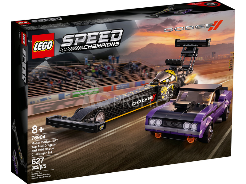 LEGO Speed Champions - Mopar Dodge//SRT Top Fuel Dragster a 1970 Dodge Challenger T/A