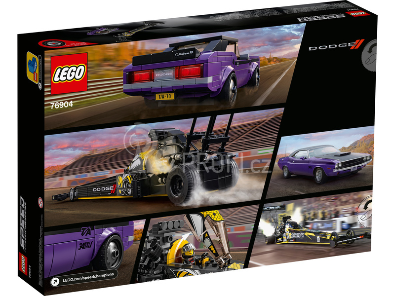 LEGO Speed Champions - Mopar Dodge//SRT Top Fuel Dragster a 1970 Dodge Challenger T/A