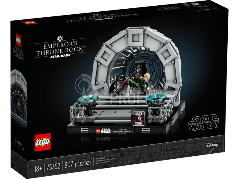 LEGO Star Wars - Císařův trůnní sál – diorama