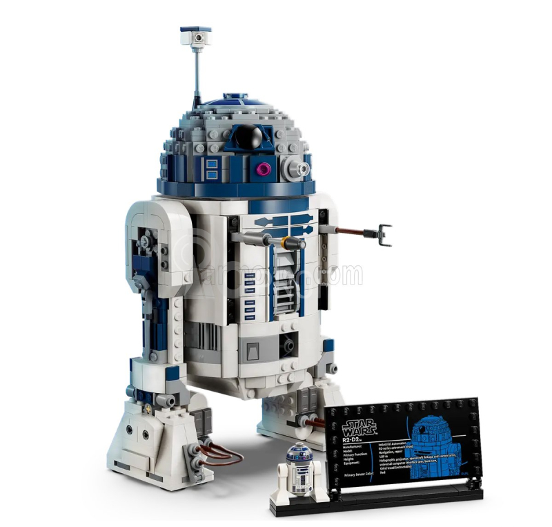 Lego Star wars Lego - R2-d2 Robot - 1050 Pezzi - 1050 Pieces Grey