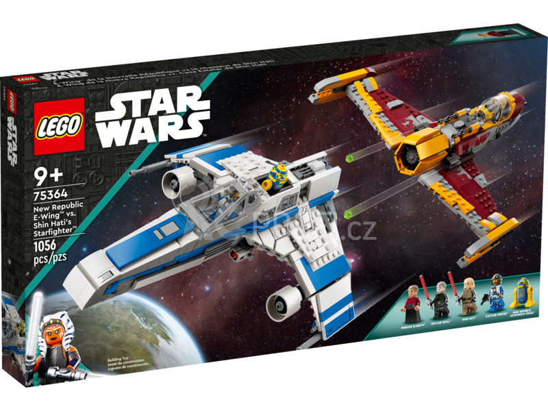 LEGO Star Wars - Stíhačka E-wing Nové republiky vs. stíhačka Shin Hati