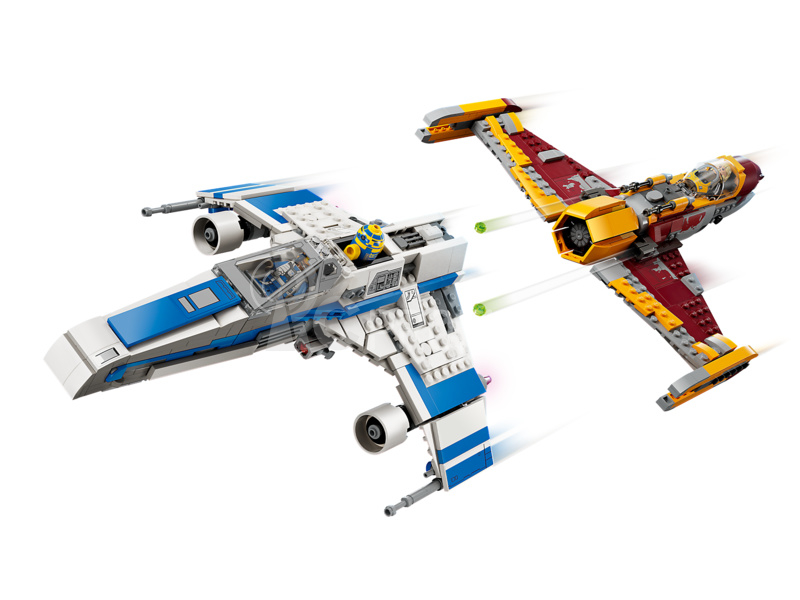 LEGO Star Wars - Stíhačka E-wing Nové republiky vs. stíhačka Shin Hati