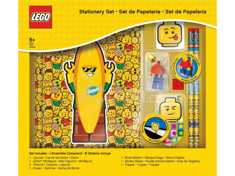 LEGO stationery set s deníkem a náplní - Iconic
