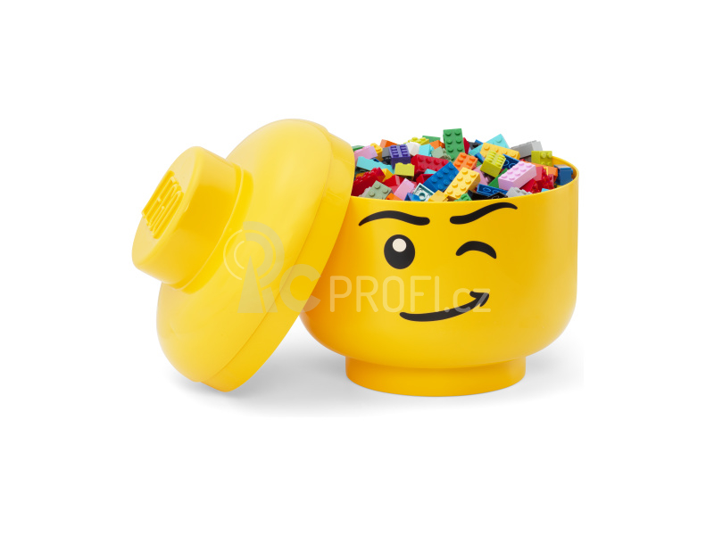 LEGO Storage Head Large - mrkající chlapec
